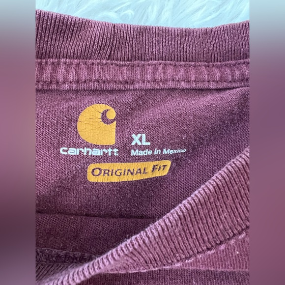 Carhartt Long-sleeve Distressed T-Shirt Size XL - Picture 6 of 7